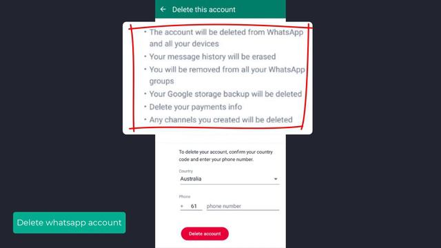 How To Delete Whatsapp Profile Account 2024 смотреть онлайн
