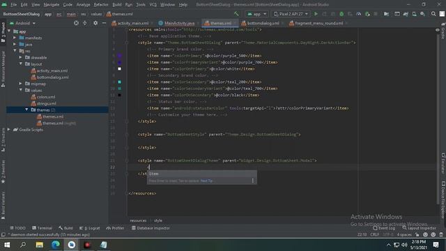 Android Bottom Sheet Dialog in Android Studio Tutorials 2021 смотреть онлайн