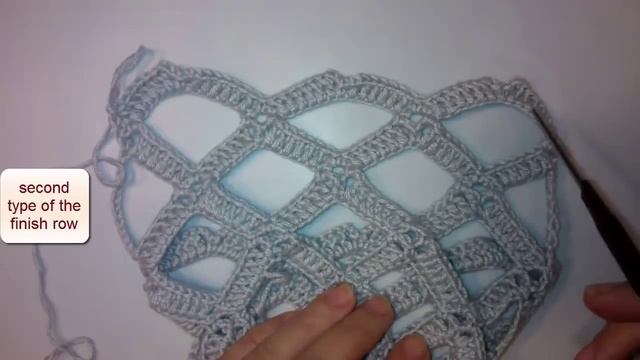 Кофта сетка крючком из Magic Romance Ч.3 Сrochet Mesh Pattern Sweater смотреть онлайн