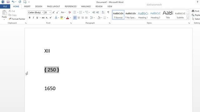 How to Convert Number to Roman Numbers In MS Word смотреть онлайн
