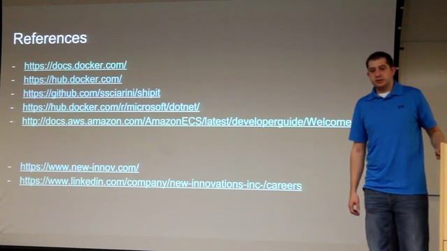 5/5: Stephen Sciarini spoke about Docker using .NET Core and AWS at Canton Software Craftsmanship смотреть онлайн