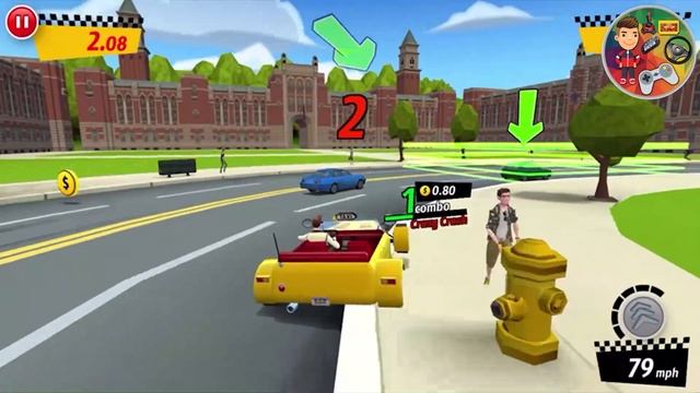 CRAZY TAXİ CİTY RUSH | Color Games | Taxi Games | Direksiyonlu Araba Oyunu | Android İos Games смотреть онлайн