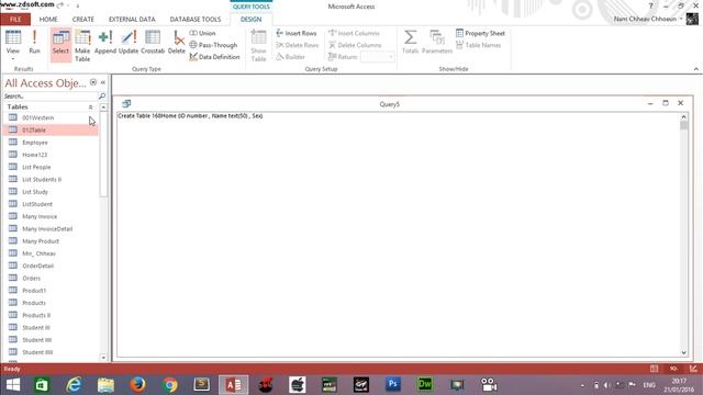 Crate Table With SQL in Database смотреть онлайн