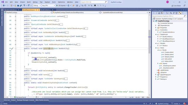 Change Tracking in ASP.NET Core | Entity Framework | C# смотреть онлайн