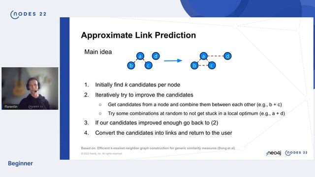 082 Link Prediction With Graph Data Science at Scale - NODES2022 - Florentin Dörre смотреть онлайн