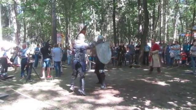 Рыцарский турнир в Обнинске. День города. 25.07.15. смотреть онлайн