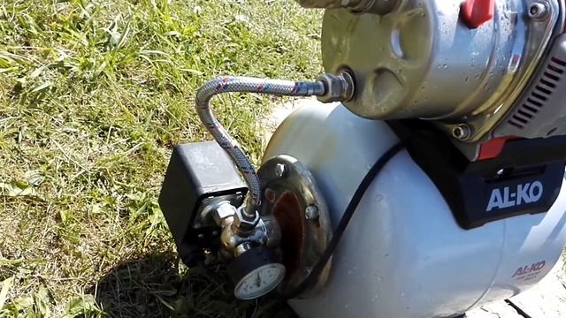 Замена фланца на насосной станции AL-KO 3500 Inox смотреть онлайн