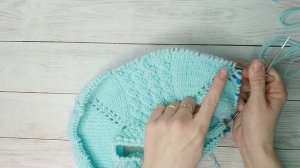 #мкДетскоеПлатье #реглансверху  Детское платье спицами "Мятная конфетка"?? (1 часть)