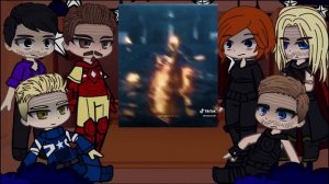 Avengers React to Ghost Rider || Johnny Blaze || Gacha React