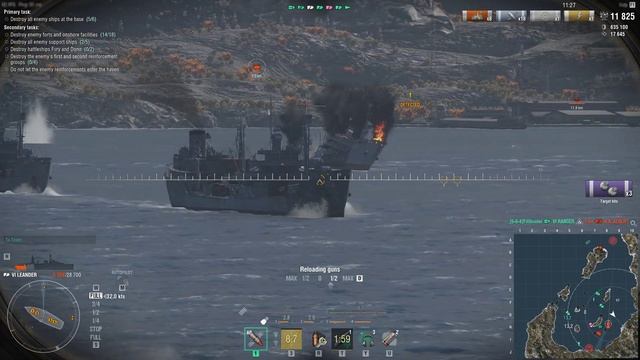 World of Warships - VI LEANDER RN C 2nd Weekly S. - Killer Whale смотреть онлайн