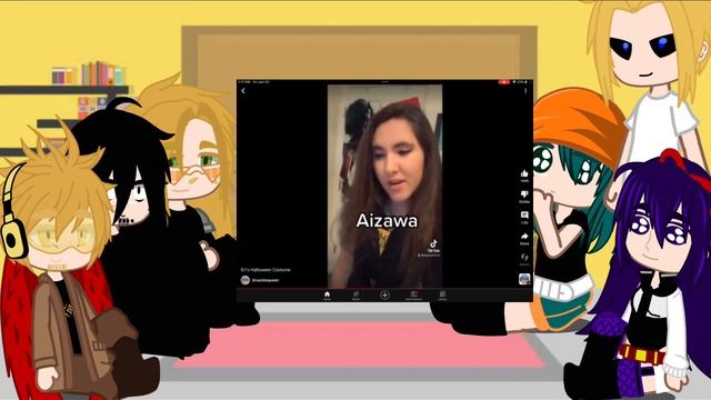 Pro heroes react to Eri’s Halloween costume credits in description смотреть онлайн