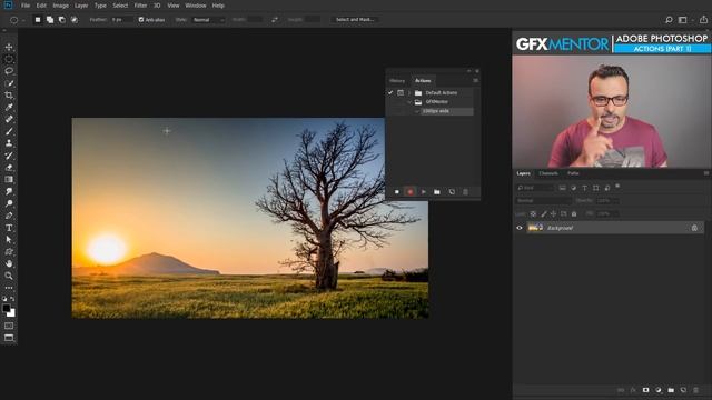 Record your own Actions in Adobe Photoshop (Part 1) - Urdu / Hindi смотреть онлайн