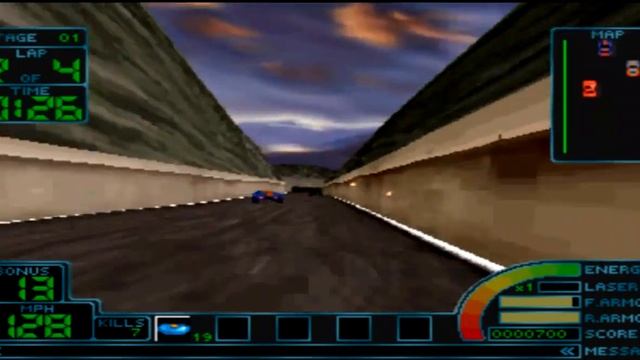 PSX - Impact Racing, Gameplay
