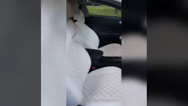 Киа Оптима Перетяжка салона в белый цвет