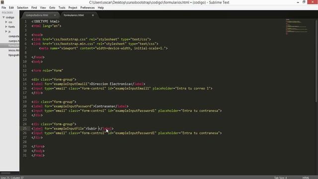 Curso Bootstrap 3: 8. Formulario Basico смотреть онлайн