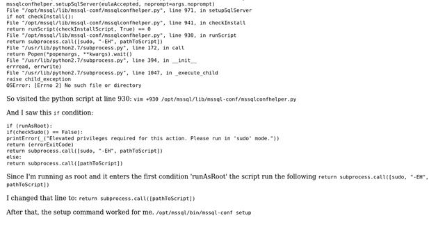 Databases: mssql server set up fail with errror on debian linux (3 Solutions!!) смотреть онлайн