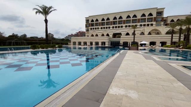 #Antalya #Belek: Kempinski Hotel The Dome Belek - Blue Flag beach and territory walking around. смотреть онлайн