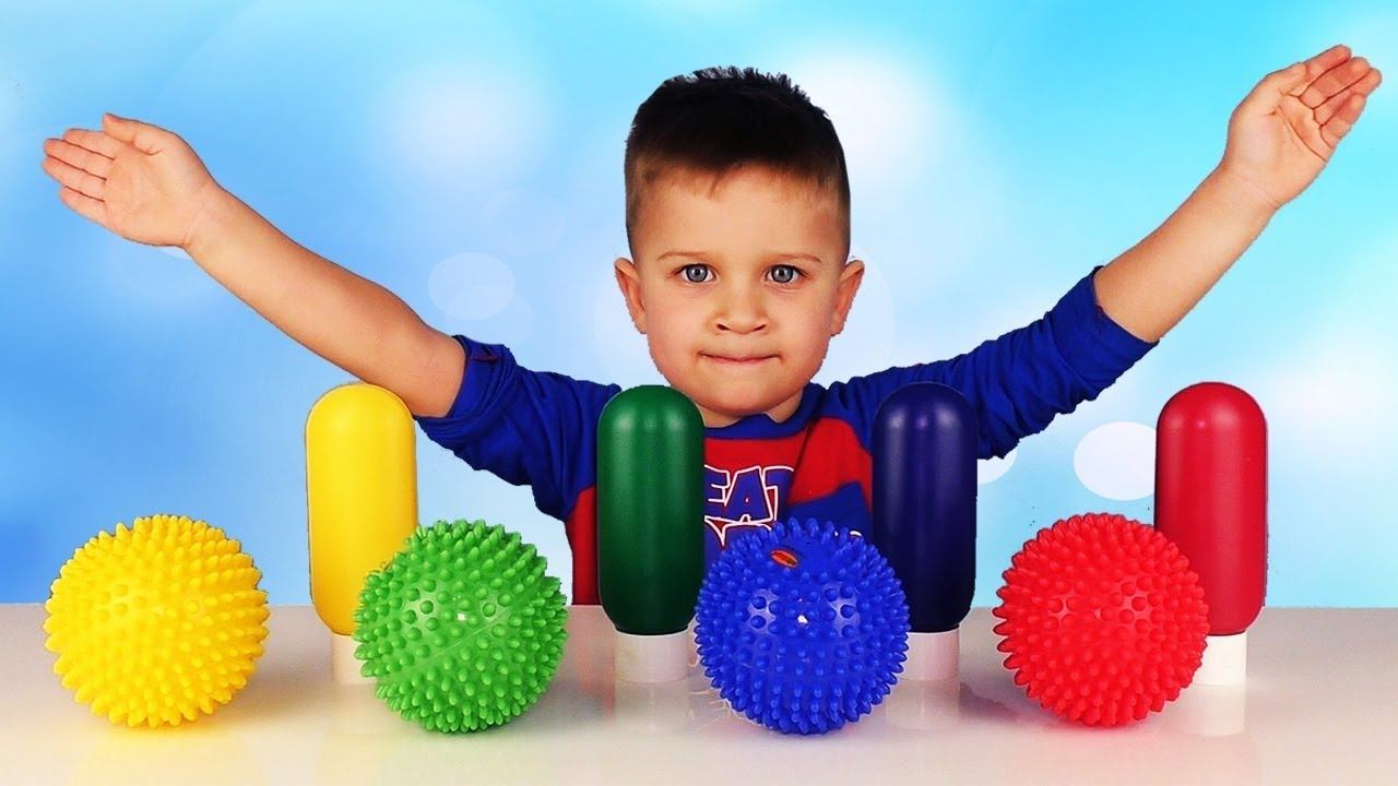 Learn Colors with Paint and Balls for Children, Toddlers / Baby Play and Learn Colours for Kids смотреть онлайн