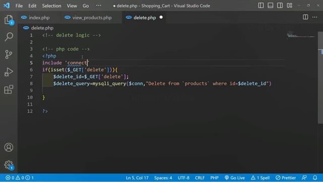 Build an Unstoppable Shopping Cart with PHP and MySQL- Delete Logic #18 смотреть онлайн