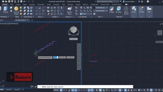 how to create curtains in autocad || edgesurf command смотреть онлайн