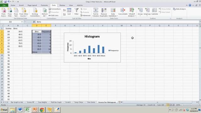 Creating a Histogram with Excel - Using the Analysis ToolPak смотреть онлайн