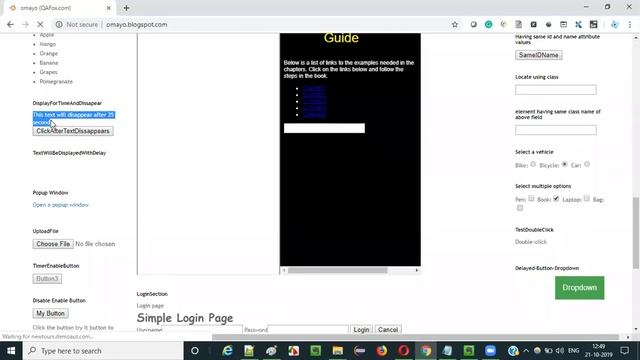 New Selenium IDE - Part 84 - wait for element present Command смотреть онлайн