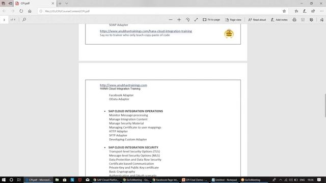 #SAP CPI training | #SAP Cloud Platform Integration | #SAP CPI Adaptors and Groovy | Integration CP смотреть онлайн