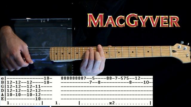 TOP 10 1980s Retro TV Themes / Guitar Tab / Guitar Lesson / Guitar Tutorial смотреть онлайн