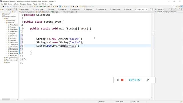 arrayof the String Type ....and split method use by Vinay sir 12/11/2022 смотреть онлайн