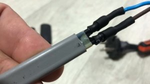 Монтаж соединительной и концевой муфт  на саморегулирующийся кабель  Fine Korea SRL без экрана.