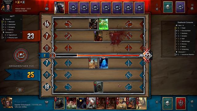 Gwent Deckbuilder #34 - Deathwish Consume - Monster смотреть онлайн