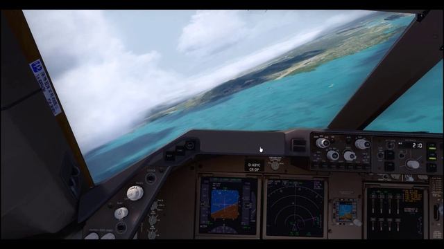 Approach Into MPTO - Tocumen Intl, Panama City - PMDG 747-8