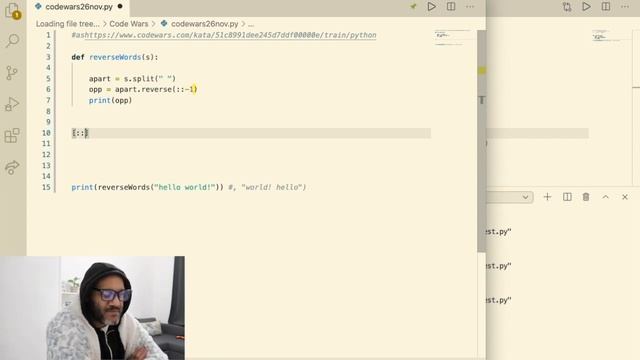 Study With Me - Python - Reverse Word - CodeWars 8th Kyu Warmups смотреть онлайн