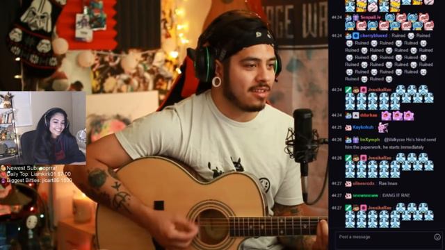 SINGING to VALKYRAE on Stream! (w/ chat reactions) смотреть онлайн