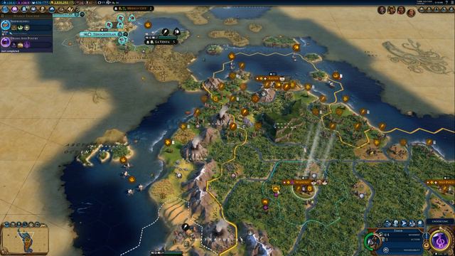 Civ VI TSL Huge Earth Inca Domination Deity Marathon Blowing 3 Million Gold! 13 смотреть онлайн