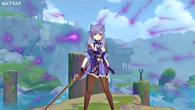 Genshin impact Keqing edit [Belly Dancer x Temperature] смотреть онлайн