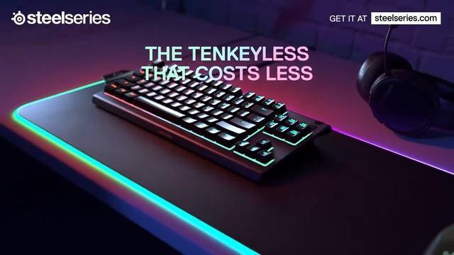 World's First Water-Resistant TKL Keyboard_ SteelSeries Apex 3 TKL