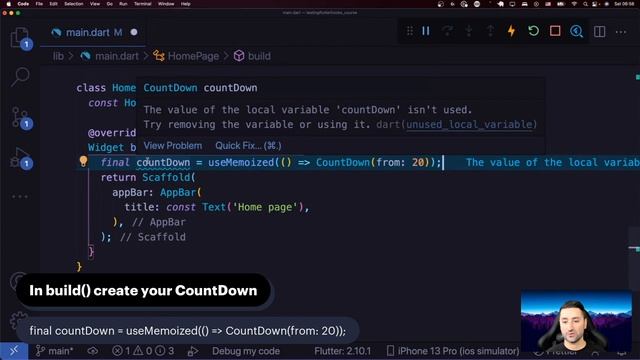 Chapter 6 - Flutter Hooks - Flutter State Management Course ? смотреть онлайн