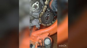 Устраняю люфт ведущей звезды на питбайке