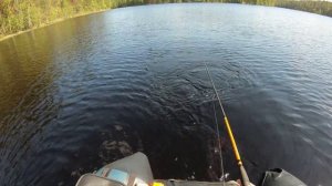 озеро Большое Луговое. Испытываю рыболовный плотик FLTB-5. Открываем сезон отдыха с палаткой.