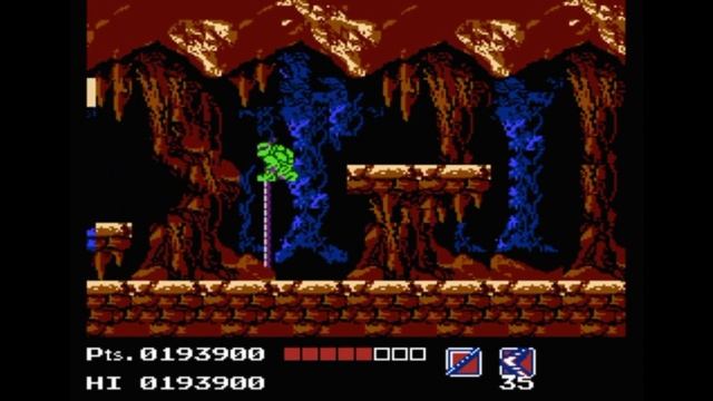 Dendy (Famicom,Nintendo,Nes) 8-bit Teenage Mutant Ninja Turtles 1 Is Concluded Area 5.avi