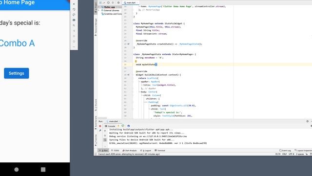 Flutter:call a method from another class /setState a page from outside class with StreamController смотреть онлайн
