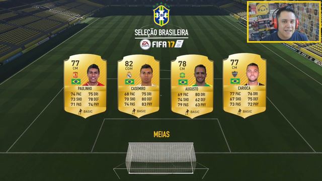 FIFA 17 - A SELEÇÃO BRASILEIRA!? FIFA 17 ULTIMATE TEAM смотреть онлайн