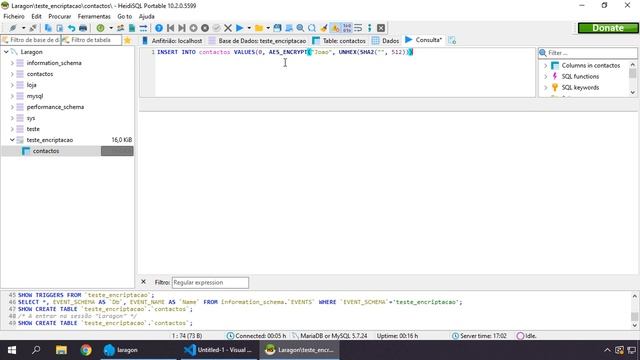 PHP 8 PARTE 2 #116 ENCRIPTAÇÃO DE DADOS EM SQL COM AES ENCRYPT смотреть онлайн