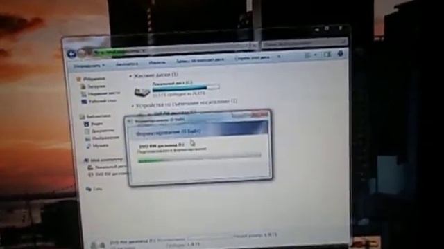 Стирание диска DVD RW смотреть онлайн