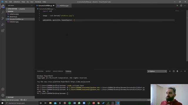 Python OpenCV ile Görüntü İşleme - Resimde Şekil (Shape), Boyut (Size) ve Veri Tipi (dtype) смотреть онлайн