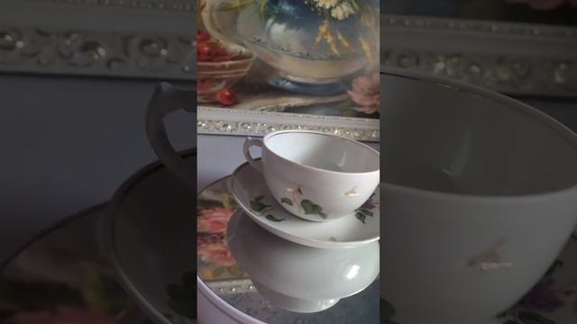 чайная пара сирень Дулёво 1966год #антиквариат#фарфордулево#сиреньдулево#сирень#дулево##фарфорсирен смотреть онлайн