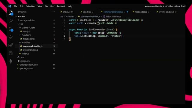 How to Create an Event & Command Handler in DiscordJS v14 смотреть онлайн