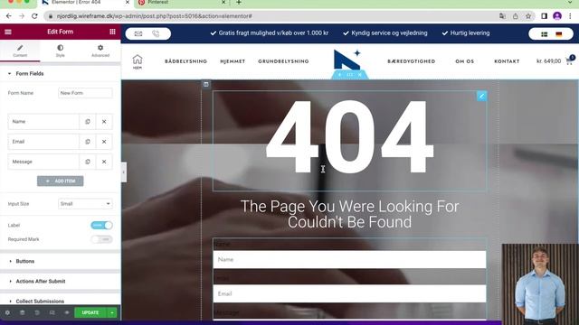 How To Edit 404 Page In Elementor Wordpress | The easy way смотреть онлайн