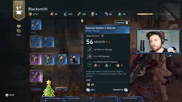 Set sails on the Greek islands of Assasins Creed Odyssey with me. смотреть онлайн
